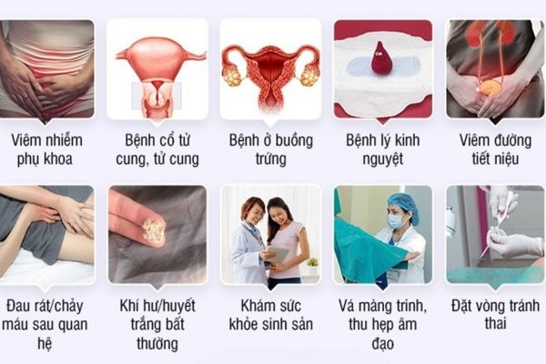 Điều trị đa dạng các bệnh lý phụ khoa