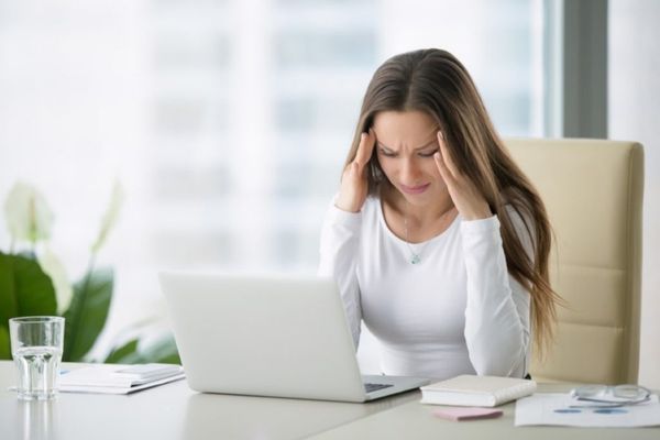 Stress khiến cho nữ giới bị rối loạn kinh nguyệt