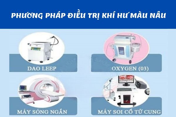 Phương pháp điều trị khí hư có màu nâu