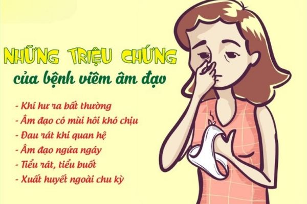 Các triệu chứng thường gặp của bệnh viêm âm đạo