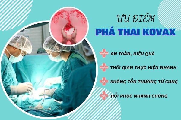 Ưu điển của phương pháp phá thai Kovax