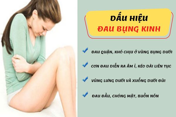 Dấu hiệu nhận biết đau bụng kinh ở nữ giới