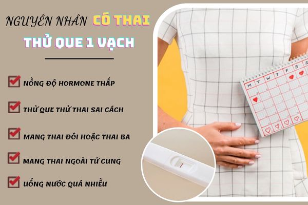 Trễ kinh 10 ngày thử que 1 vạch do thử thai không đúng cách